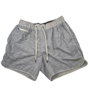!!!!! SOLD !!!!!!! Gray Unlined Activewear Banks 5" Inseam Pockets